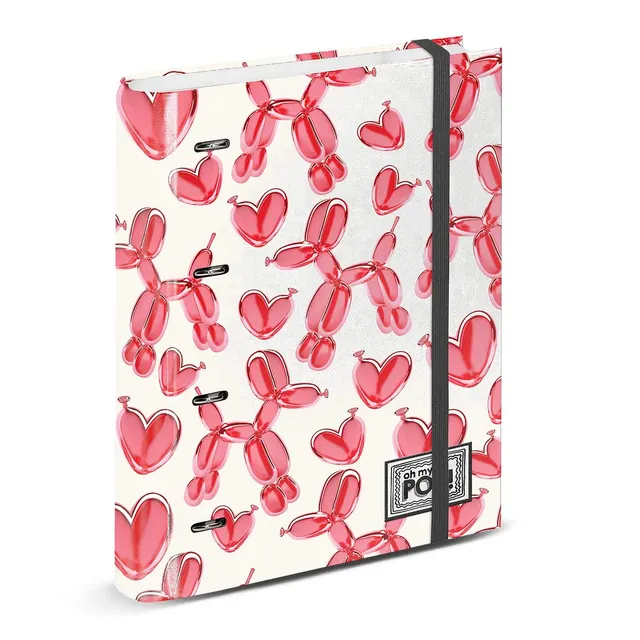 oh-my-pop-globoniche-classeur-4-anneaux-a4-lastique image 1