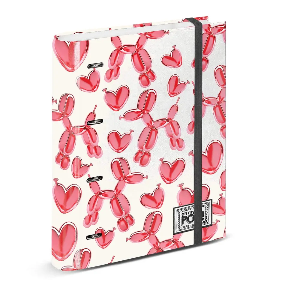 oh-my-pop-globoniche-classeur-4-anneaux-a4-lastique image 1