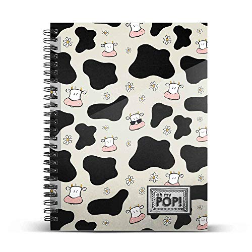 oh-my-pop-cow-cahier-a4-spirale-120-feuilles-quadrill image 2