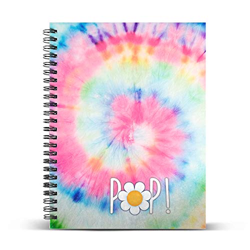 oh-my-pop-tie-dye-cahier-a4-quadrill-120-feuilles image 2