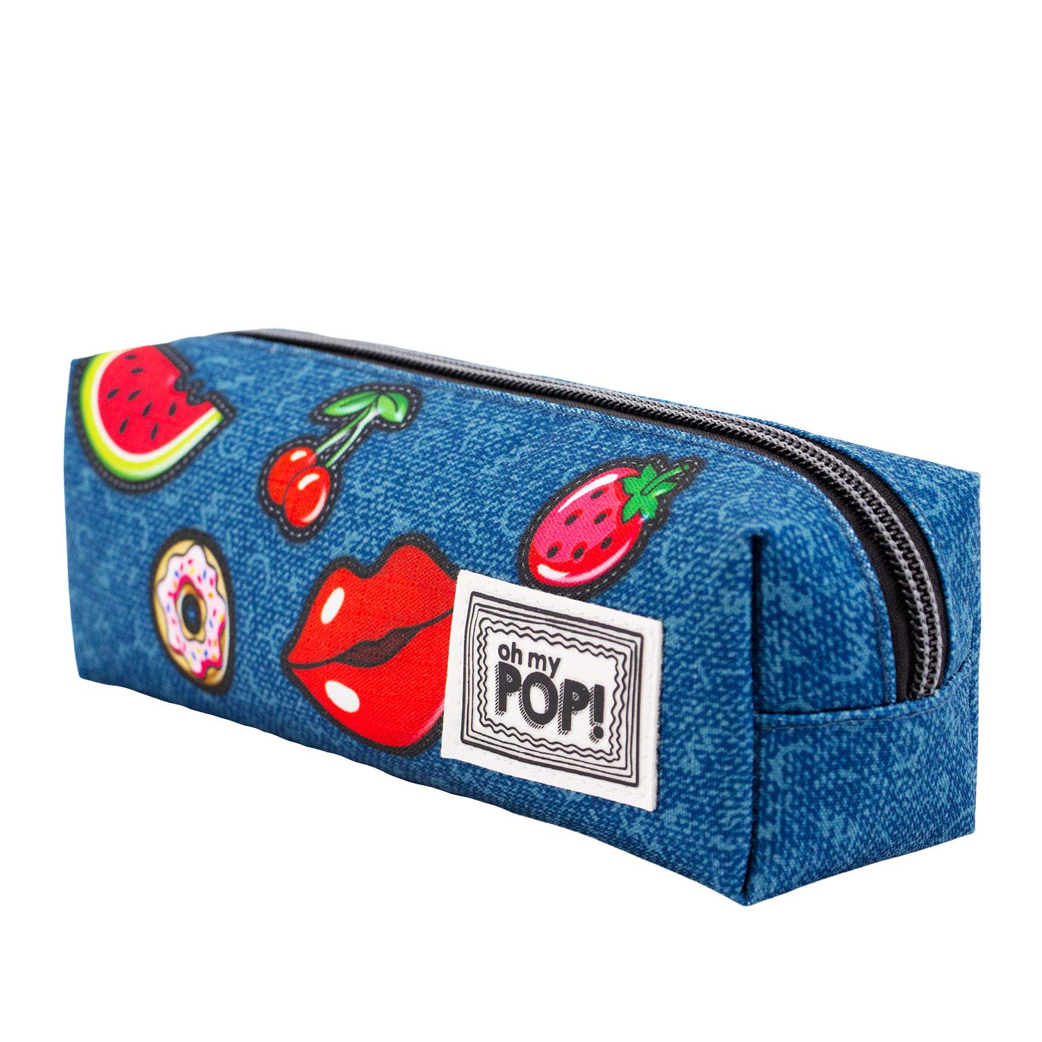oh-my-pop-patches-hs-trousse-carr-bleu-fonc-21-cm image 6