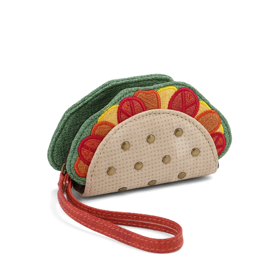 oh-my-pop-taco-porte-monnaie-beige-tex-12-cm image 1
