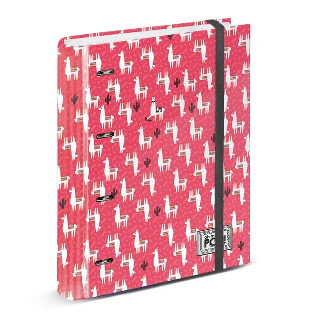 oh-my-pop-cuzco-classeur-anneaux-a4-lastique-multicolore image 1
