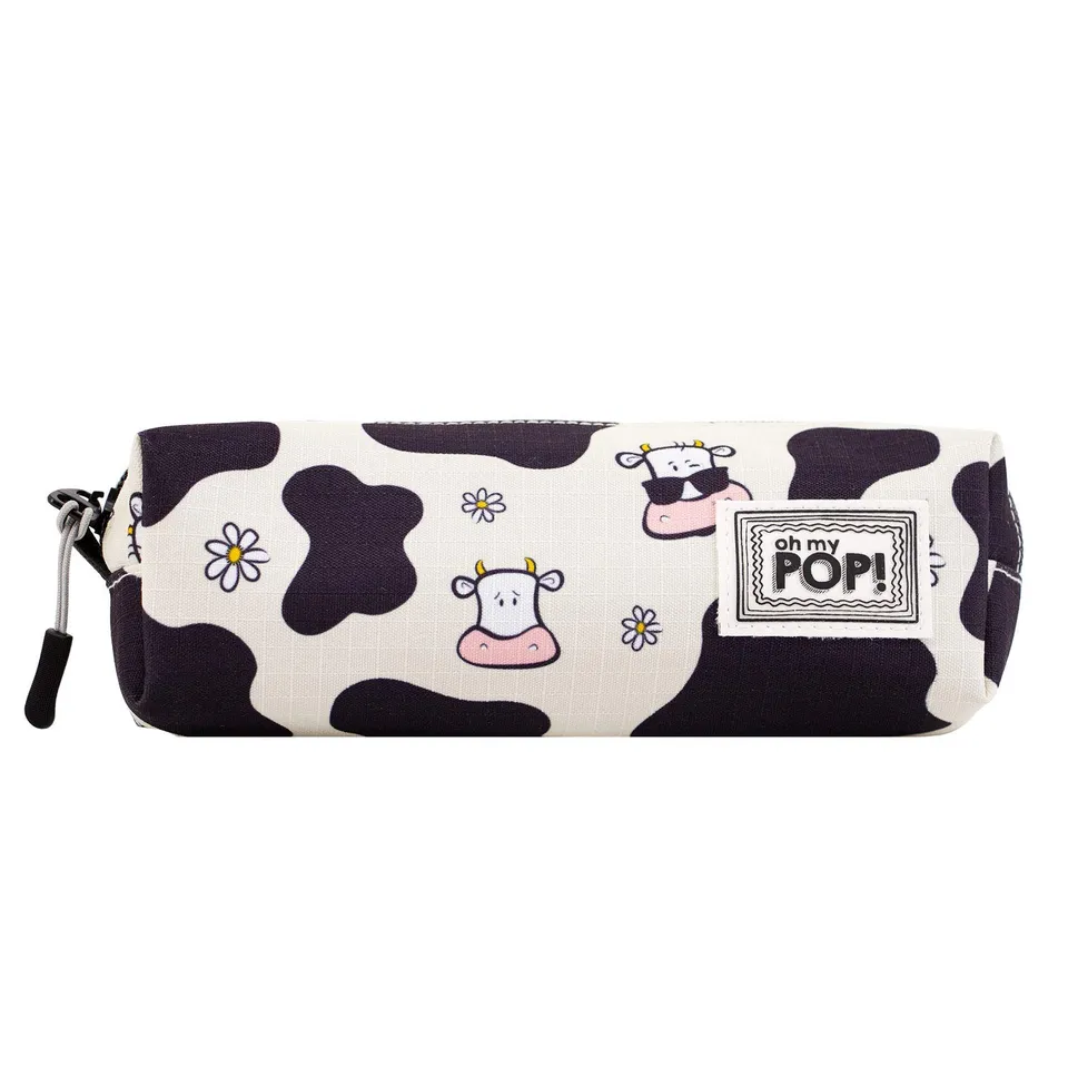 oh-my-pop-cow-trousse-carr-e-beige-1-compartiment image 1