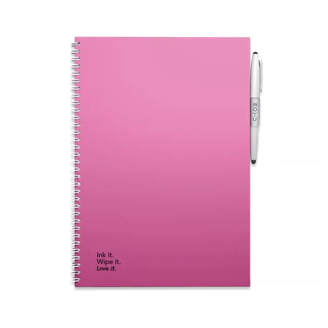 moyu-erasable-passion-pink-a4-carnet-effa-able-rose image 1
