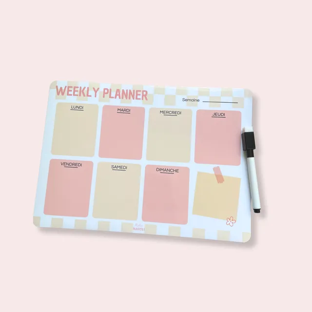 atelier-naholi-weekly-planner-magn-tique-a4-carreaux-feutre image 1