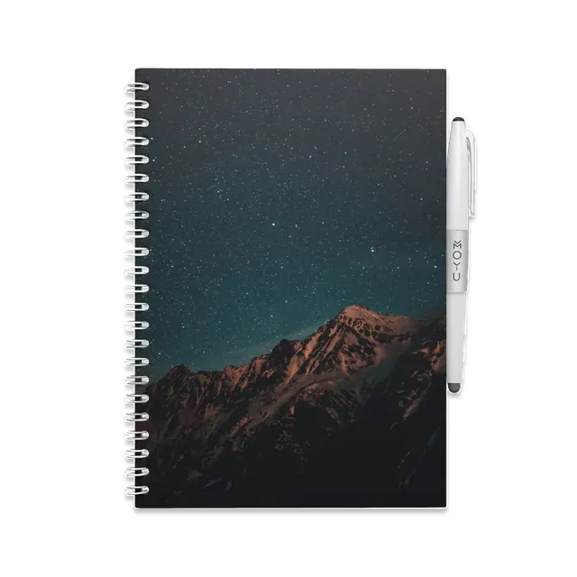 moyu-erasable-notebooks-midnight-mountain-carnet-effa-able-a5-nuit image 1