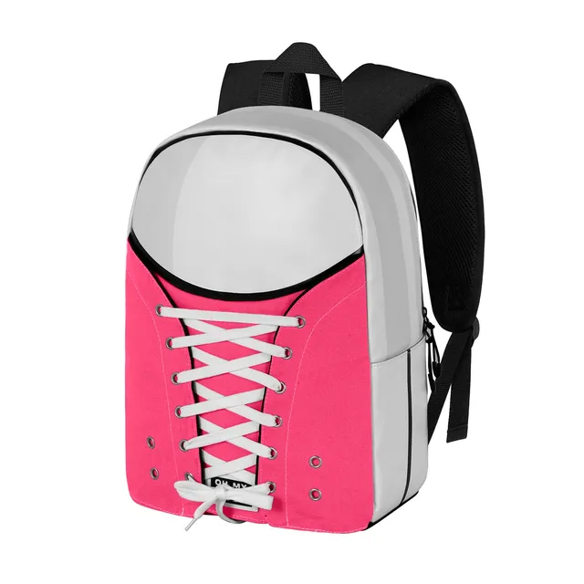 oh-my-pop-sneakers-sac-dos-fuchsia-20-l-scolaire image 1