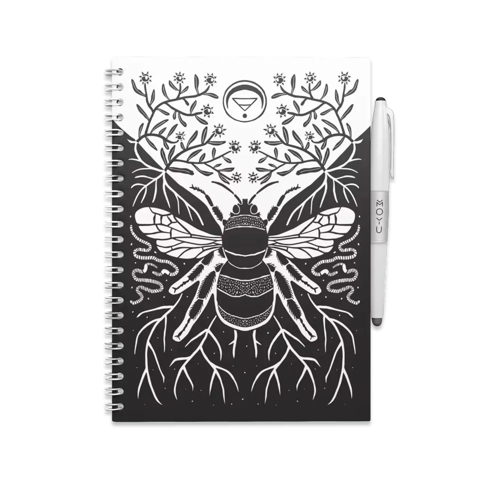 moyu-erasable-notebook-a5-nature-awakening-carnet-effa-able image 1
