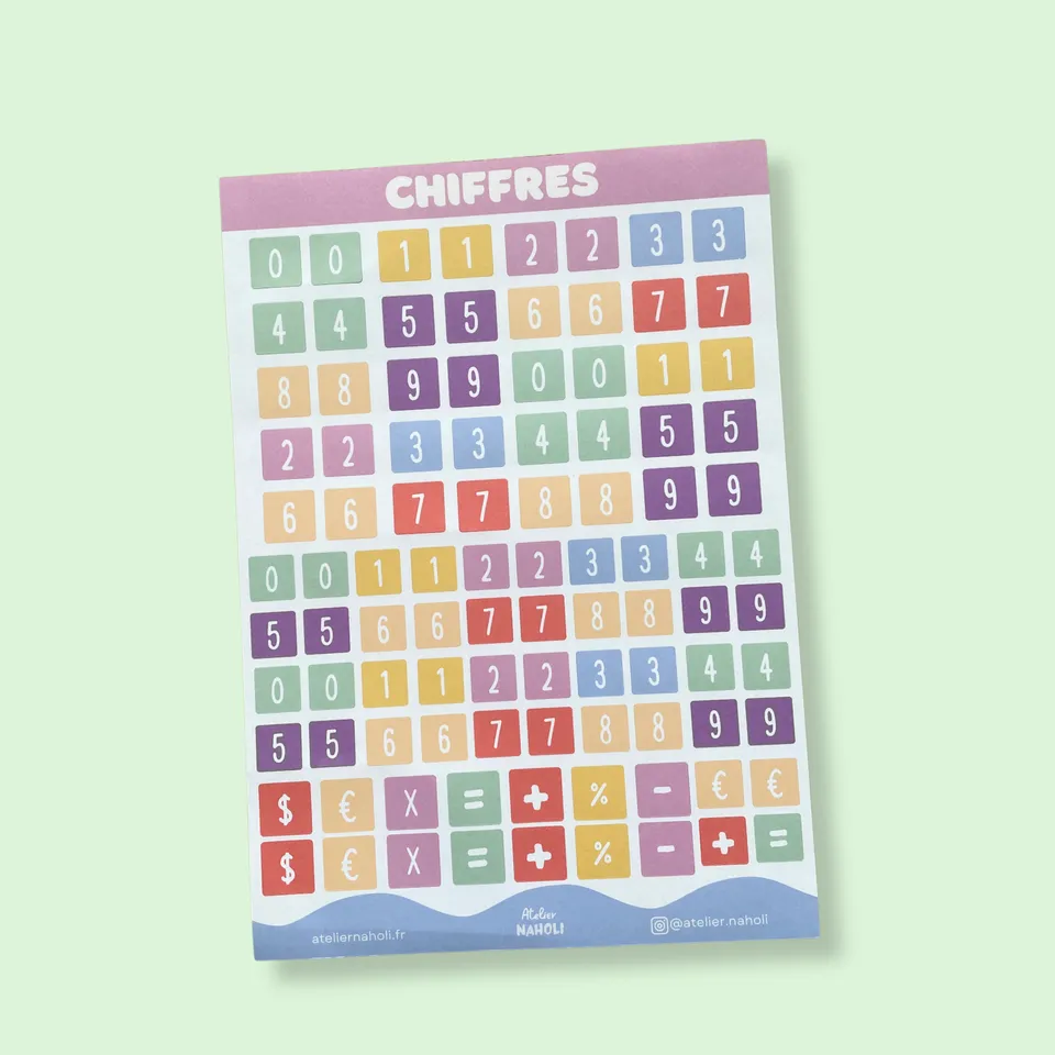 atelier-naholi-planche-stickers-papier-chiffres-a5-color-s image 1