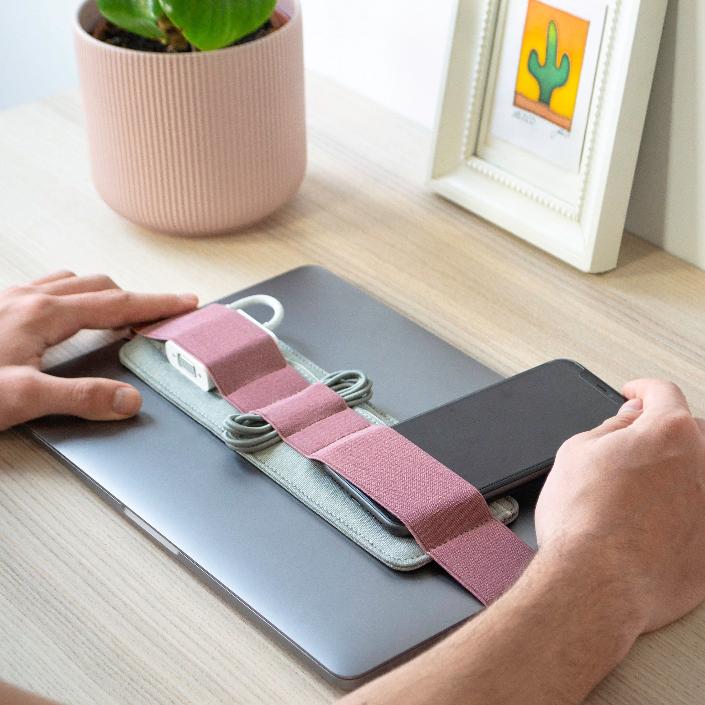 beblau-design-slim-organiseur-laptop-steel-gray-fin image 3