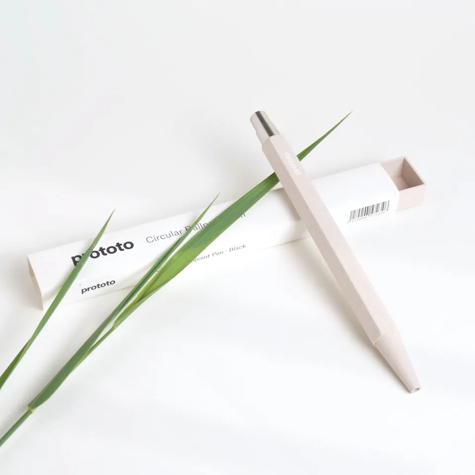 prototo-nr-2-stylo-bille-nature-herbe-clic-m-tal image 1