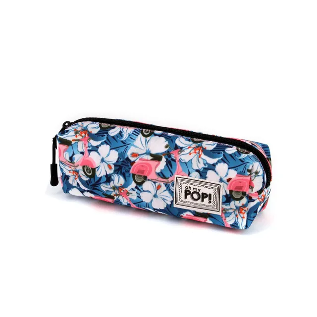 oh-my-pop-pink-scooter-trousse-carr-e-bleue-21-cm image 1