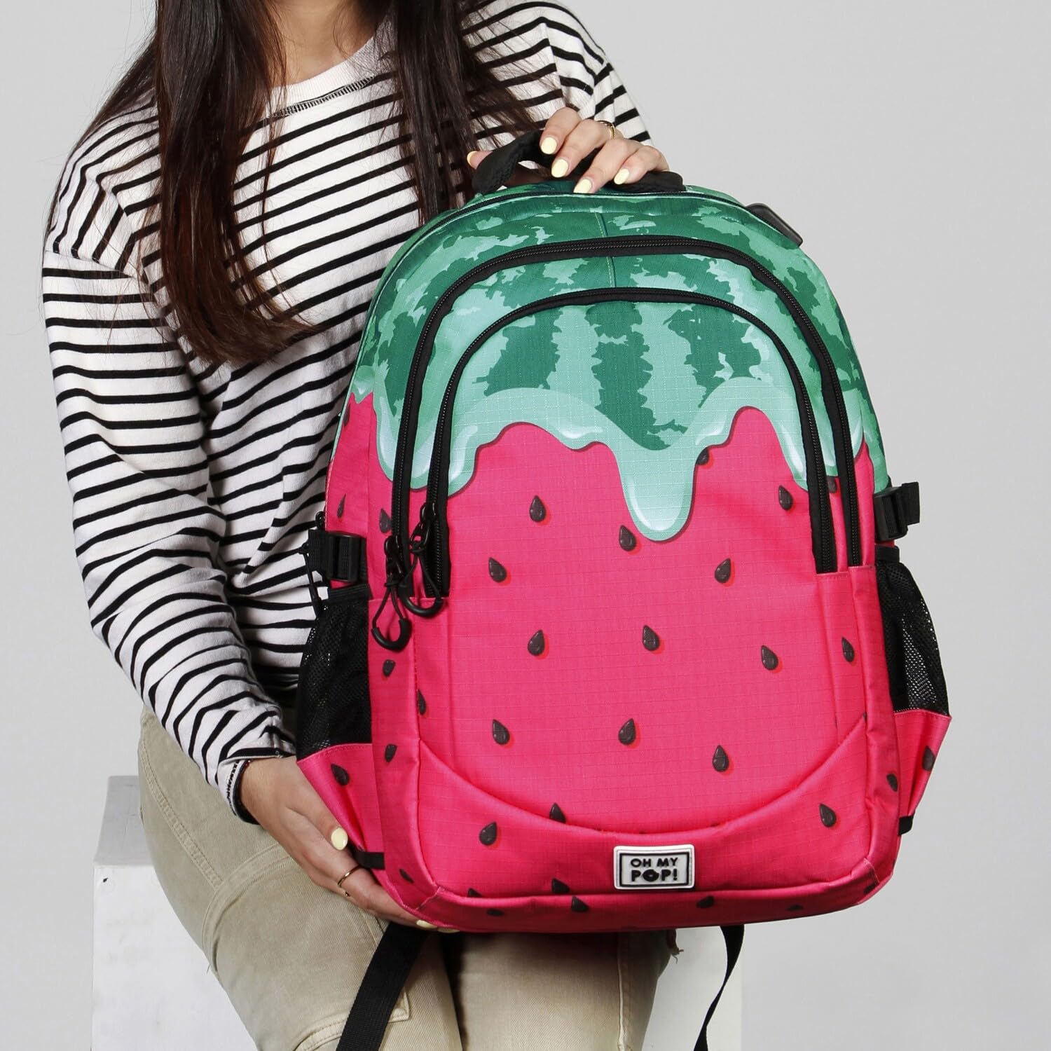 oh-my-pop-melty-melon-running-plus-sac-dos-vert-32-l image 6