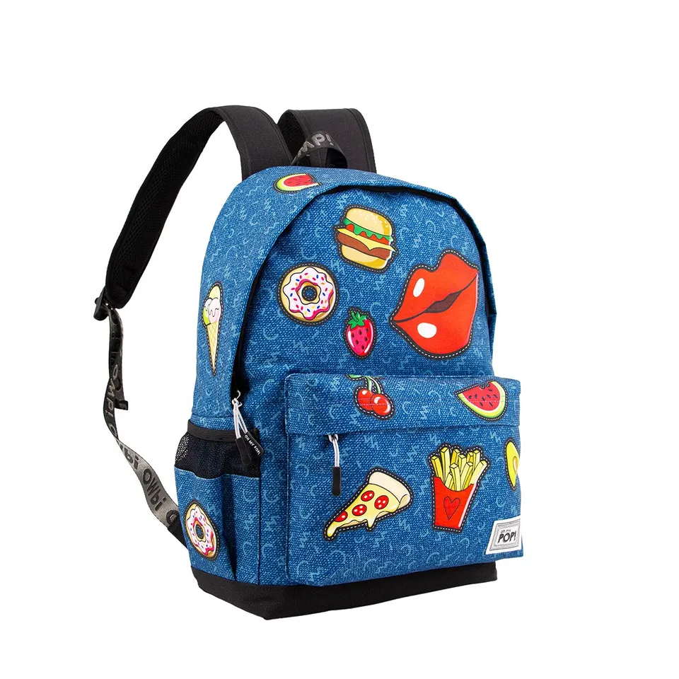 oh-my-pop-patches-sac-dos-bleu-fonc-usb-coll-ge image 1