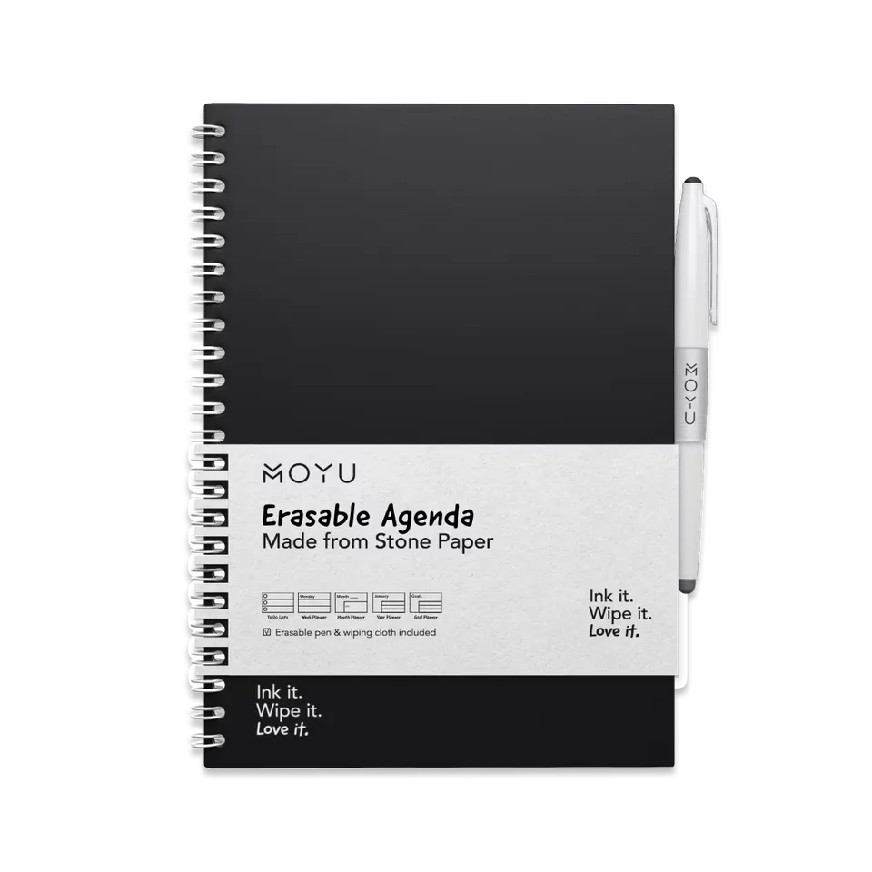 moyu-pitch-black-agenda-effa-able-a5-noir-r-utilisable image 1