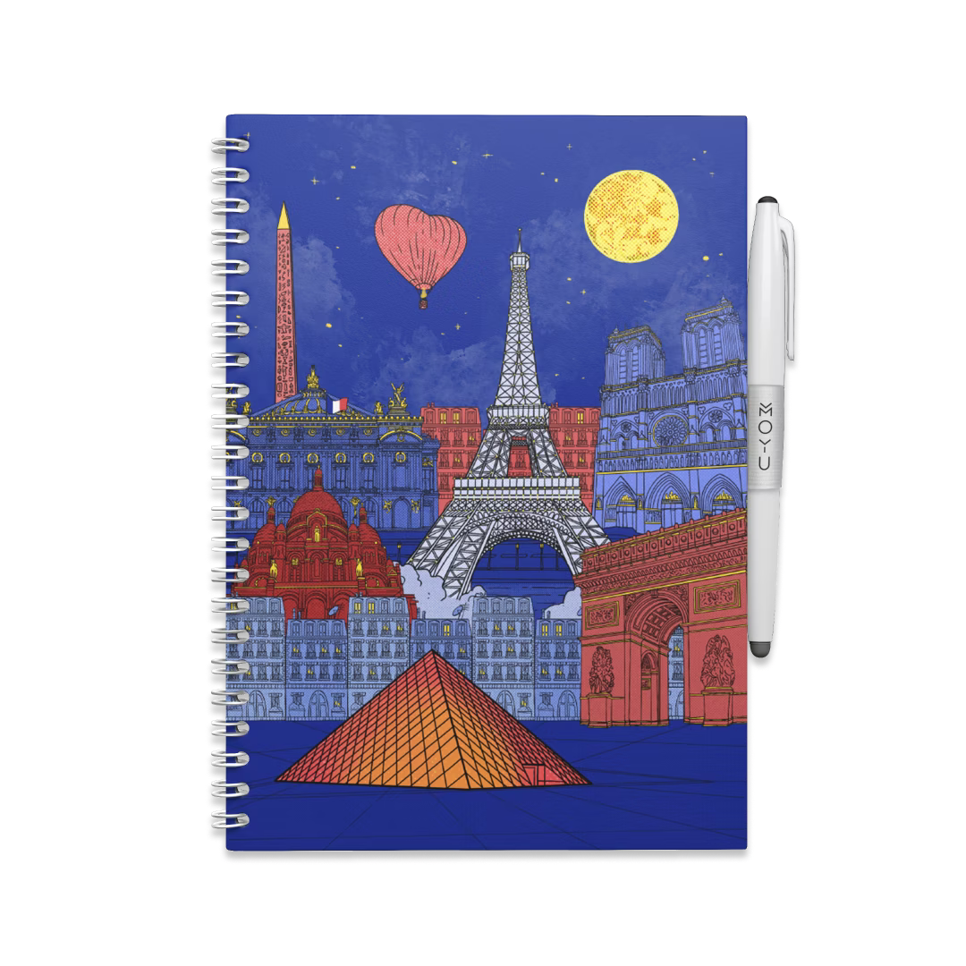 moyu-erasable-notebooks-a5-carnet-effa-able-paris-dition image 1