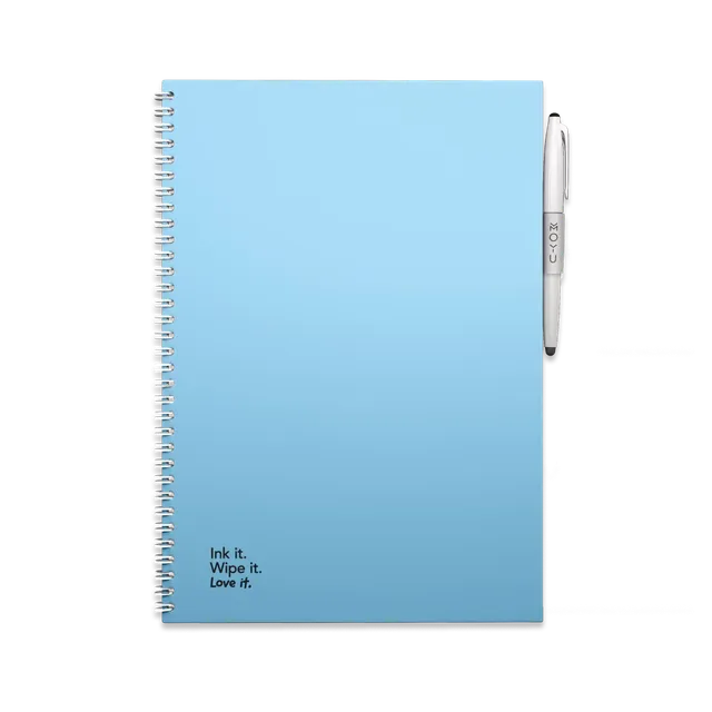 moyu-erasable-notebooks-a4-carnet-effa-able-bleu-ciel-papier-pierre image 1