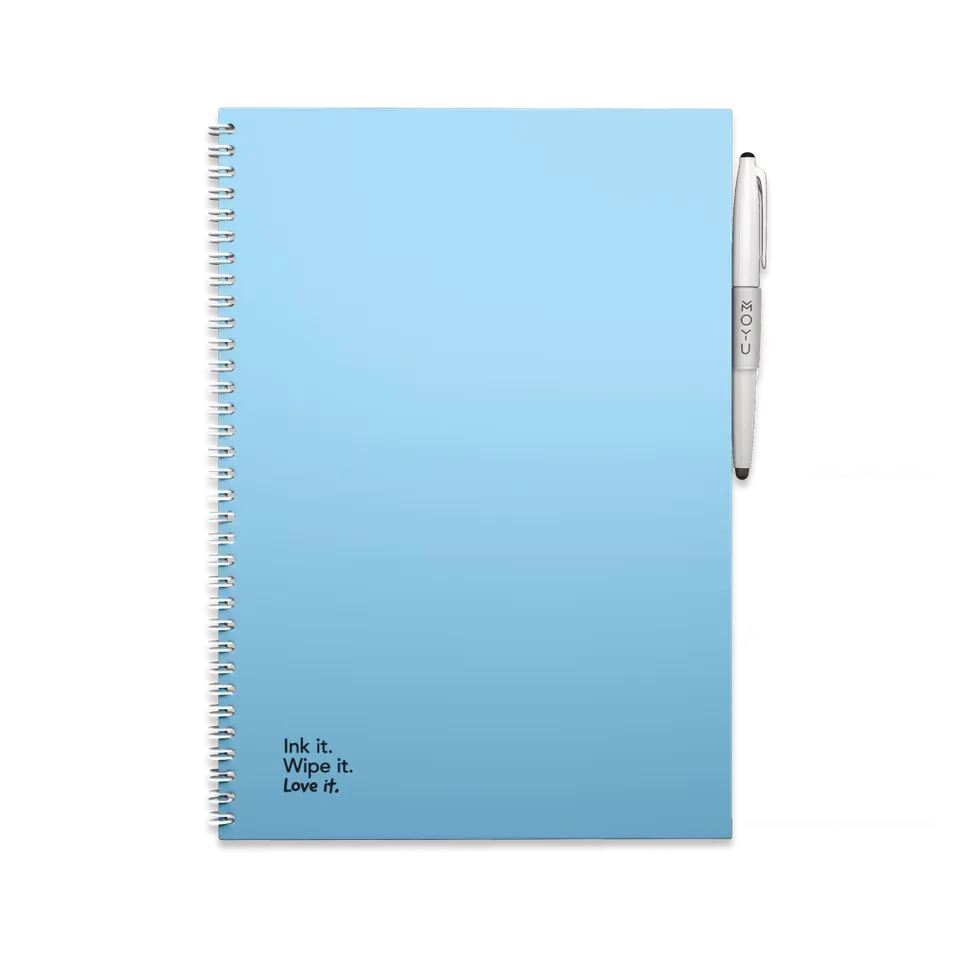moyu-erasable-notebooks-a4-carnet-effa-able-bleu-ciel-papier-pierre image 1