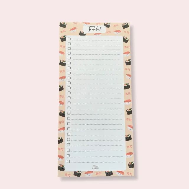 atelier-naholi-bloc-notes-to-do-list-sushi-imparfait-10x21-cm image 1