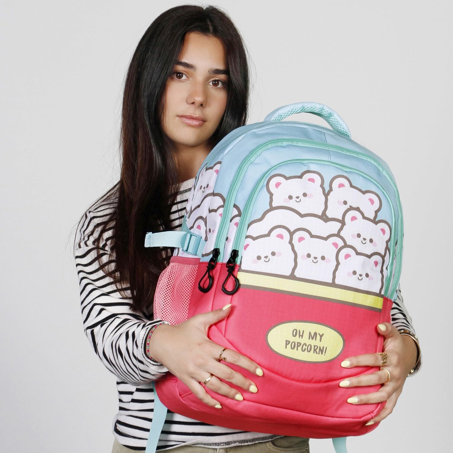 oh-my-pop-running-plus-popcorn-sac-dos-bleu-32-l image 6