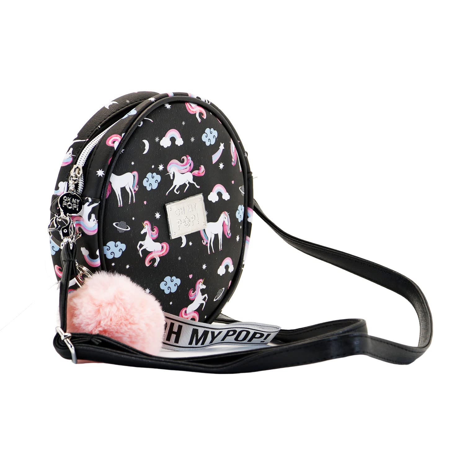 oh-my-pop-rond-sac-bandouli-re-enfant-cha-ne-110-cm image 3