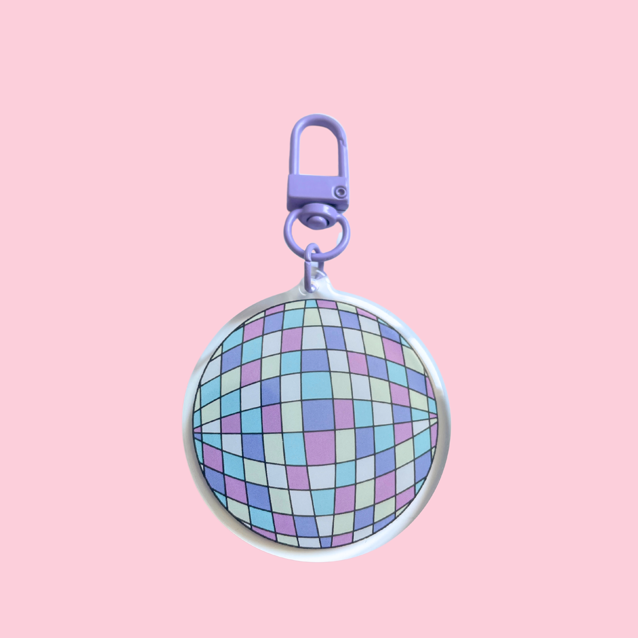 atelier-naholi-porte-cl-boule-disco-acrylique-4-5-cm-brillant image 5