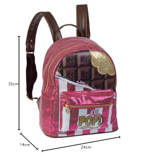 oh-my-pop-chocolat-sac-dos-enfant-marron image 6