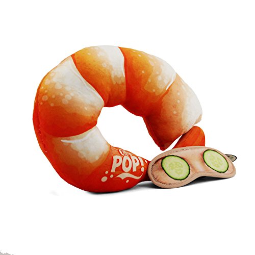 oh-my-pop-prawn-coussin-de-cou-masque-sommeil-orange image 7