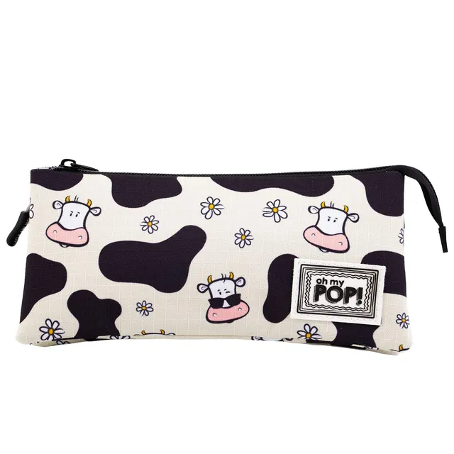 oh-my-pop-cow-trousse-triple-hs-motif-vache image 1