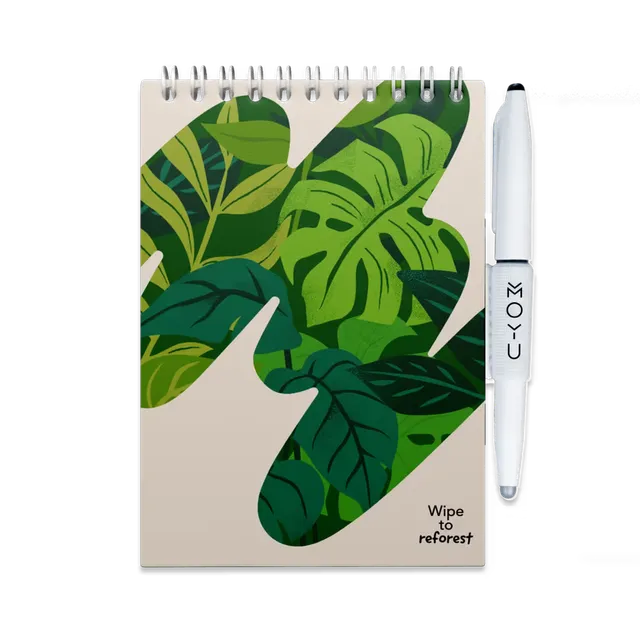 moyu-erasable-notepad-a6-sandy-jungle-carnet-effa-able image 1
