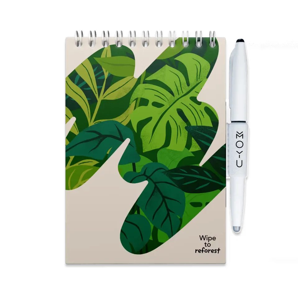 moyu-erasable-notepad-a6-sandy-jungle-carnet-effa-able image 1