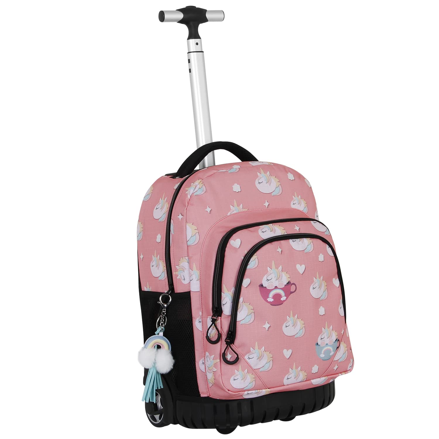 oh-my-pop-cupnicorn-sac-dos-roulettes-rose-47-cm image 3