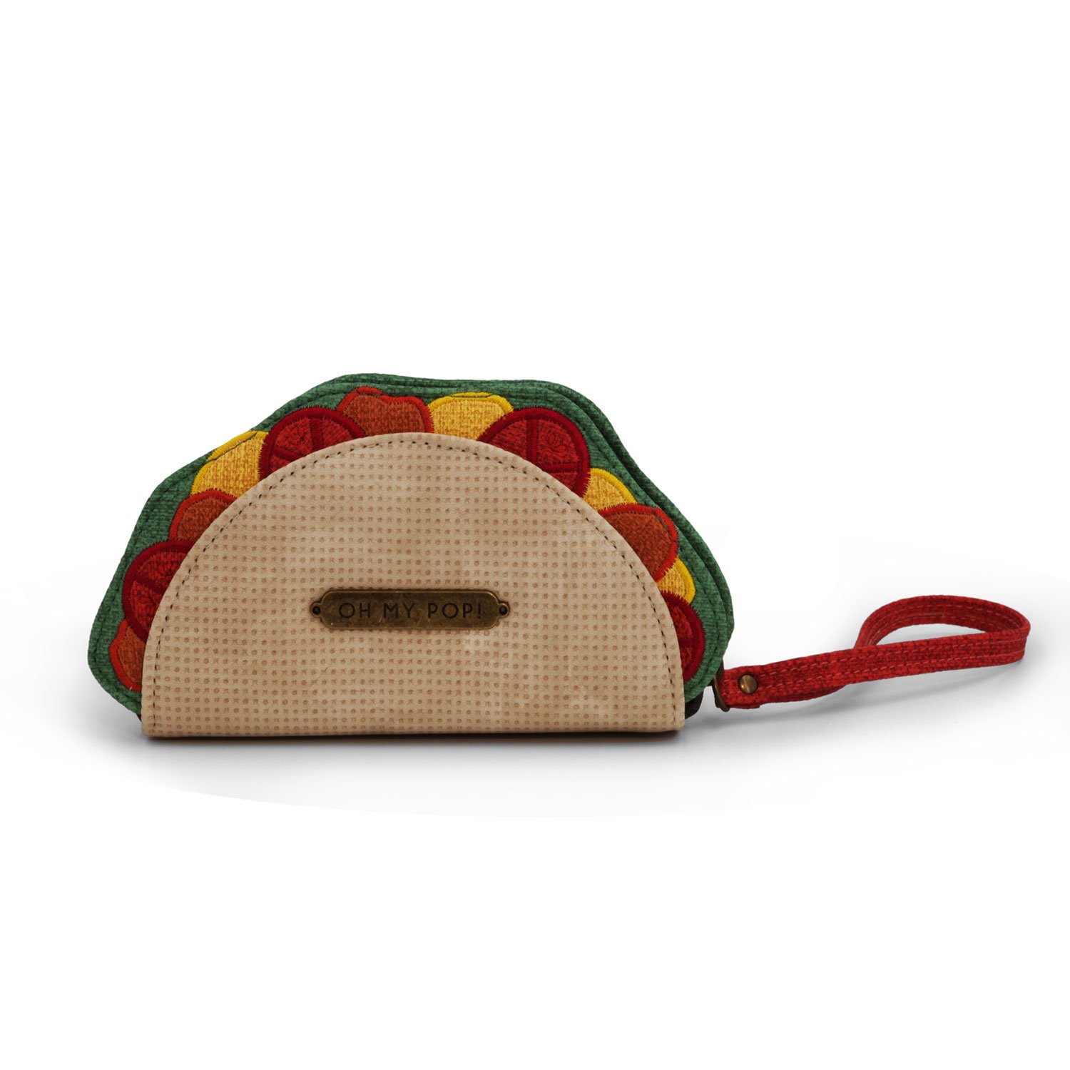 oh-my-pop-taco-porte-monnaie-beige-tex-15-cm image 3