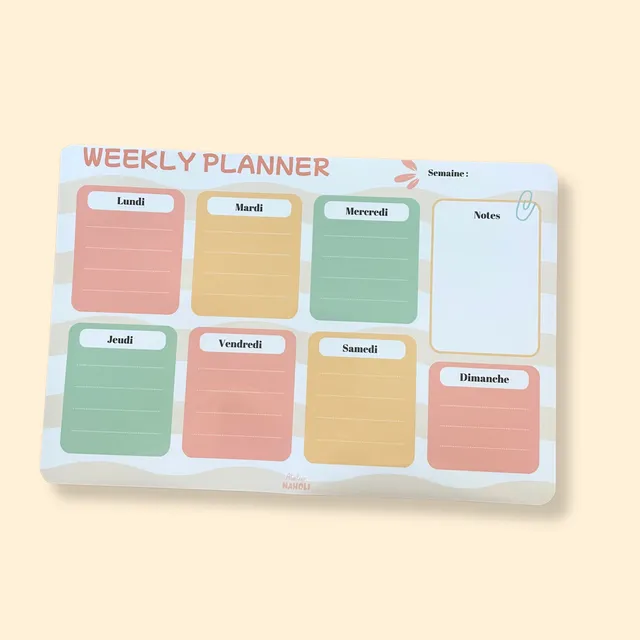 atelier-naholi-vagues-weekly-planner-magn-tique-a4-imparfait image 1