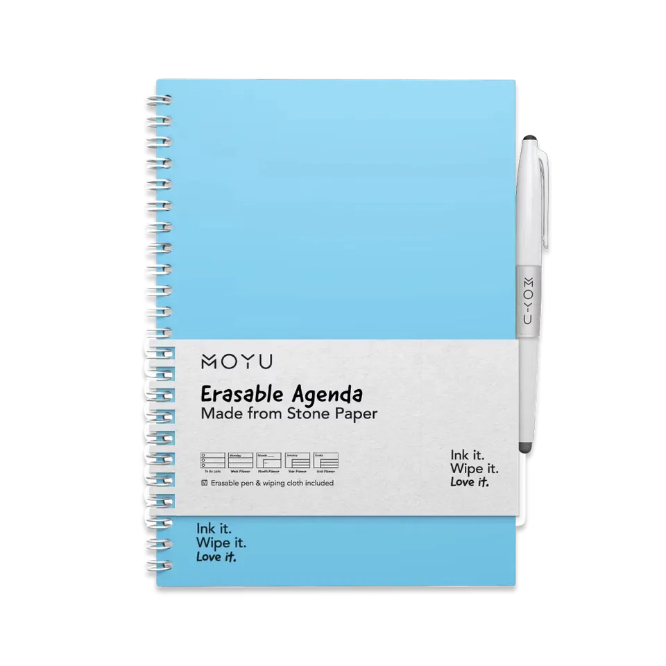 moyu-agenda-sky-blue-a5-agenda-effa-able-bleu image 1