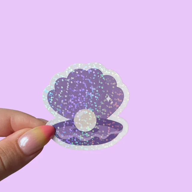atelier-naholi-stickers-l-unit-coquillage-avec-perle-sticker-5-cm image 1