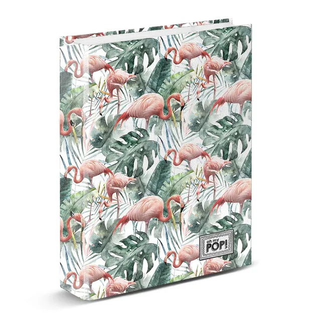 oh-my-pop-flamenco-tropical-classeur-4-anneaux-a4 image 1