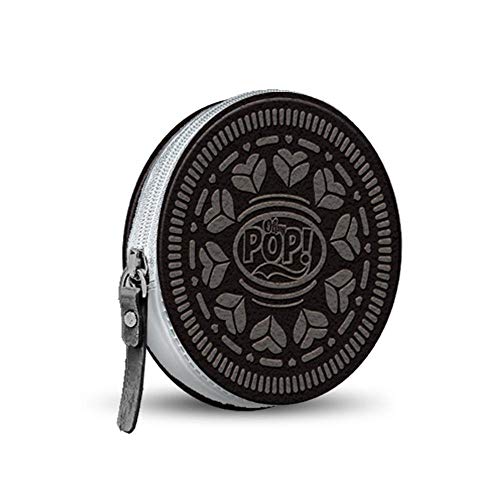 oh-my-pop-black-cookie-porte-monnaie-rond-brun image 4