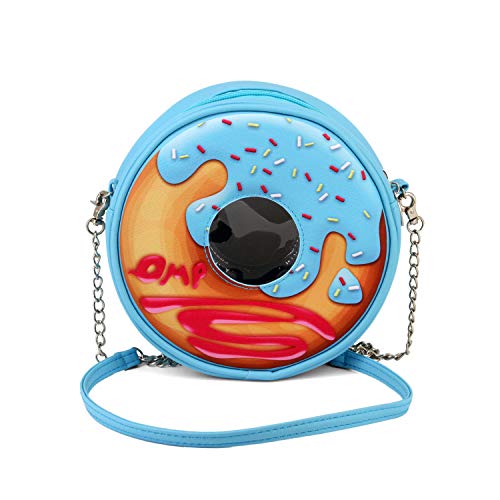 oh-my-pop-donut-sac-bandouli-re-rond-bleu image 7