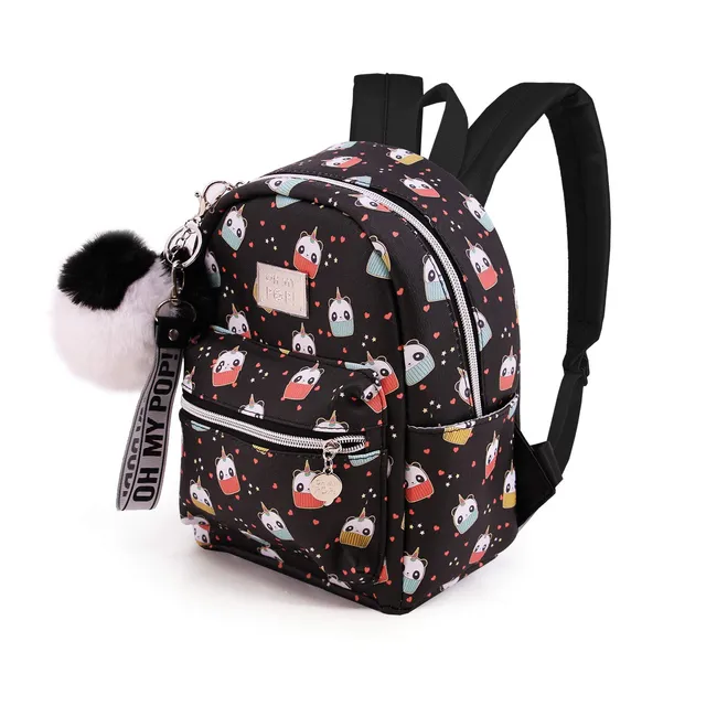 oh-my-pop-pandicorn-sac-dos-petit-noir-urbain image 1