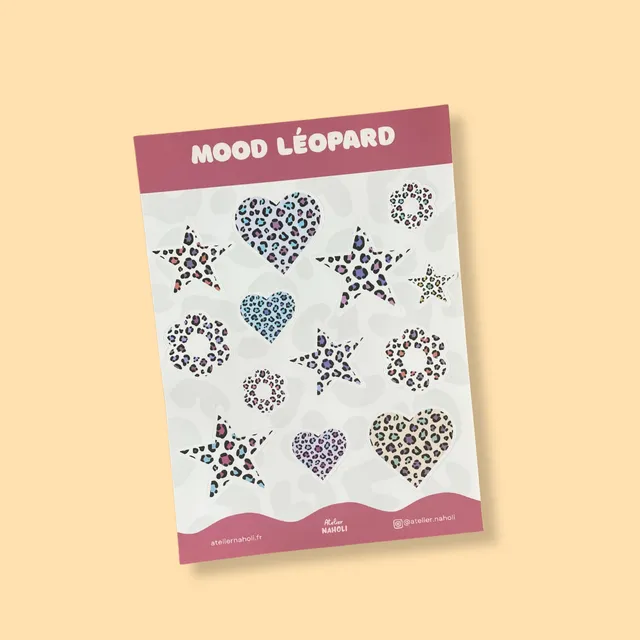atelier-naholi-mood-l-opard-planche-stickers-a6-13 image 1