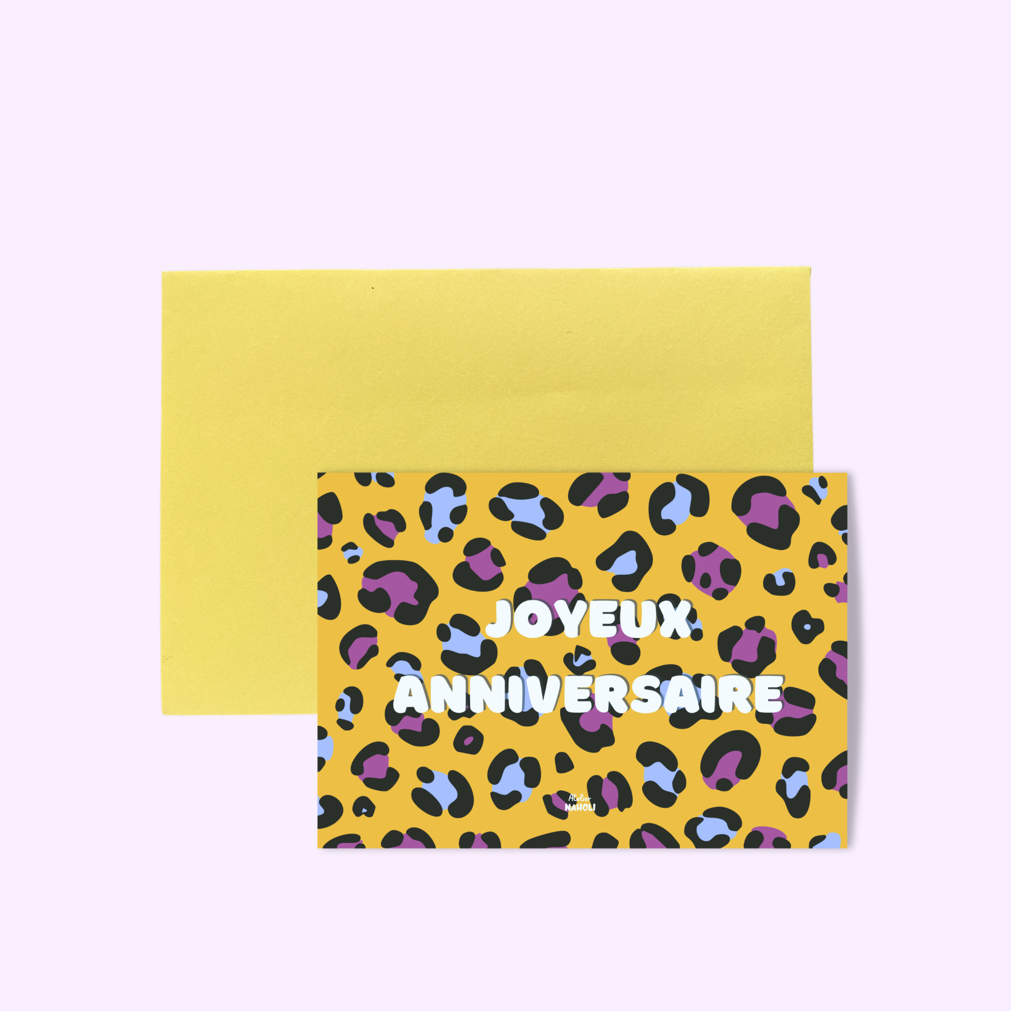 atelier-naholi-carte-joyeux-anniversaire-carte-l-opard-a6 image 1