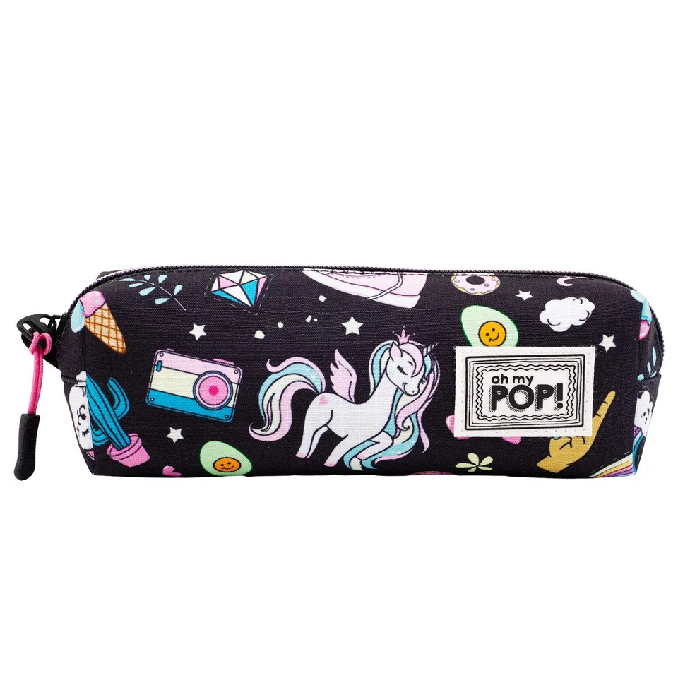 oh-my-pop-illusion-trousse-carr-e-noire-22-cm image 1