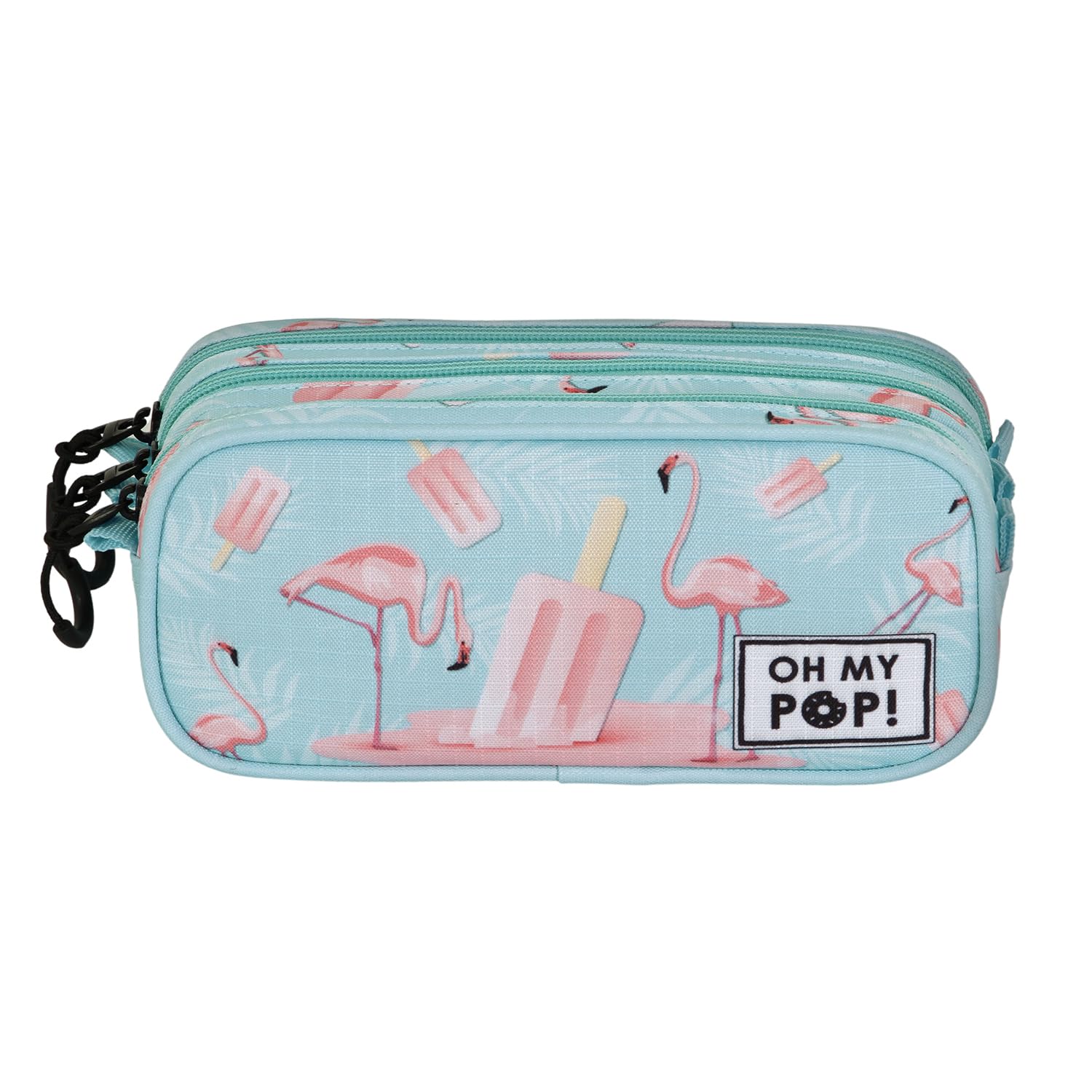 oh-my-pop-ice-flamingo-trousse-trick-fan-2-2-turquoise image 2