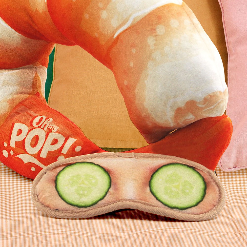 oh-my-pop-prawn-coussin-de-cou-masque-sommeil-orange image 5