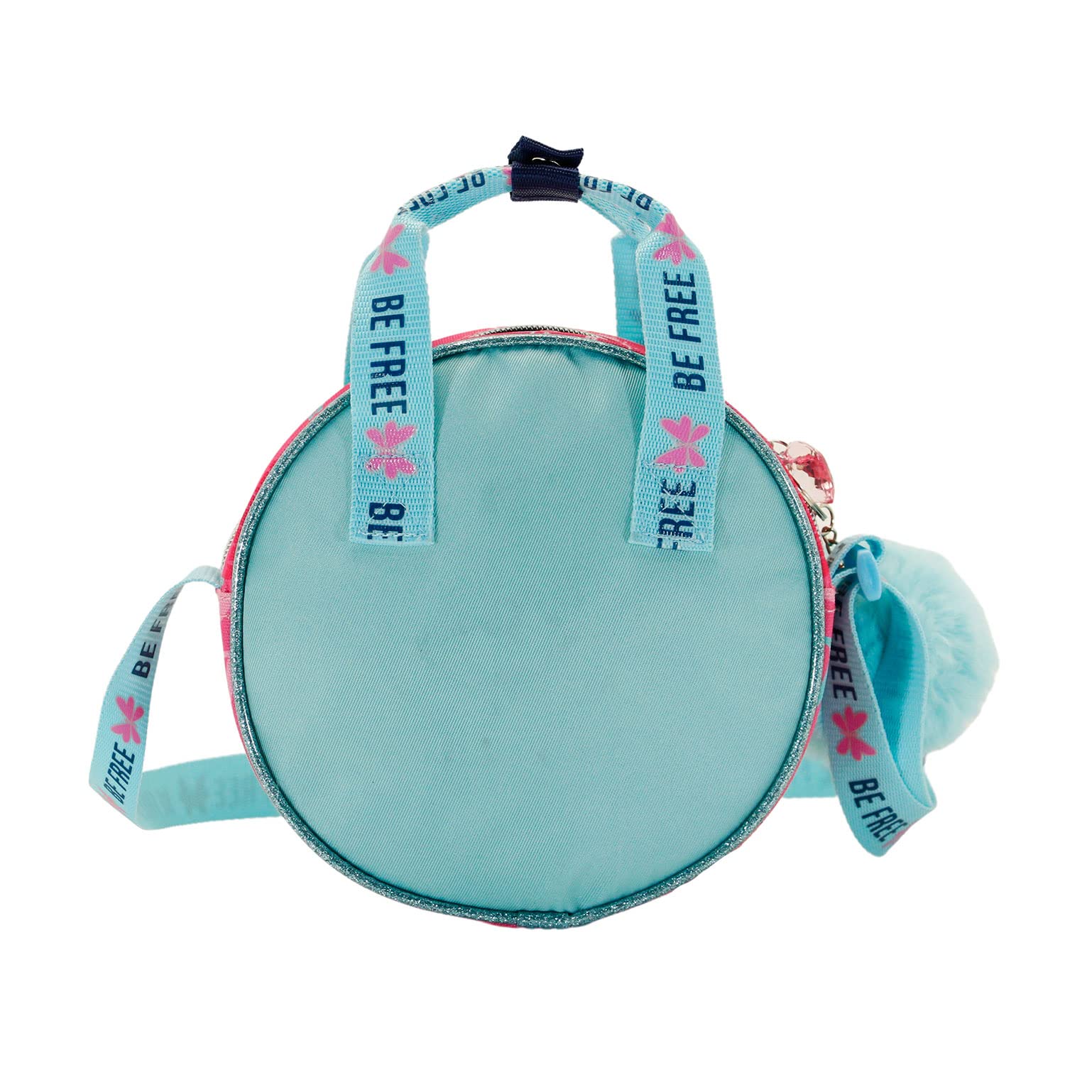 oh-my-pop-be-free-sac-bandouli-re-rond-glitter-rose image 3