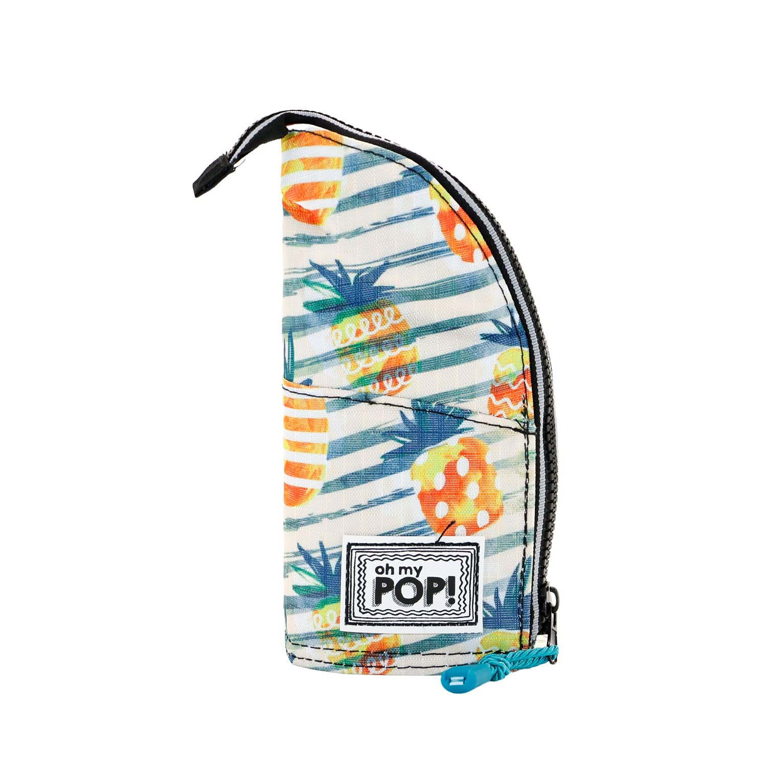 oh-my-pop-ananas-trousse-verticale-jaune-21-cm image 2