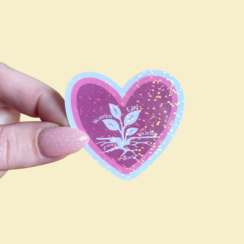 atelier-naholi-sticker-women-coeur-plante-autocollant-f-ministe image 1