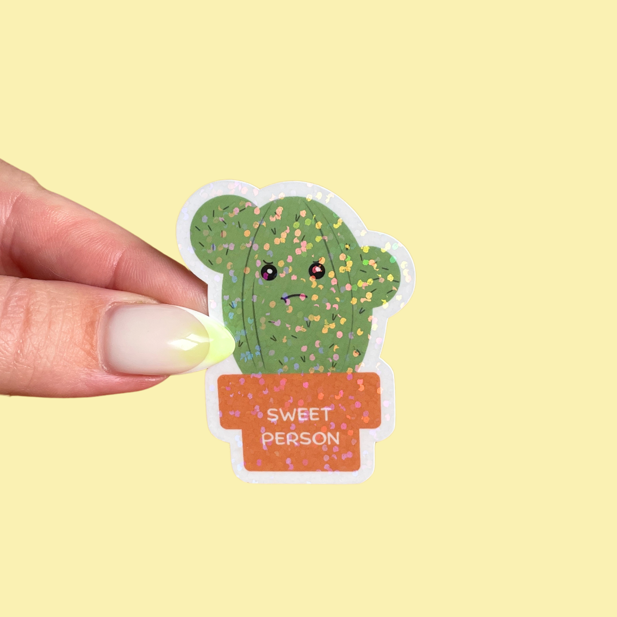 atelier-naholi-stickers-cactus-sweet-person-holo-paillettes image 1